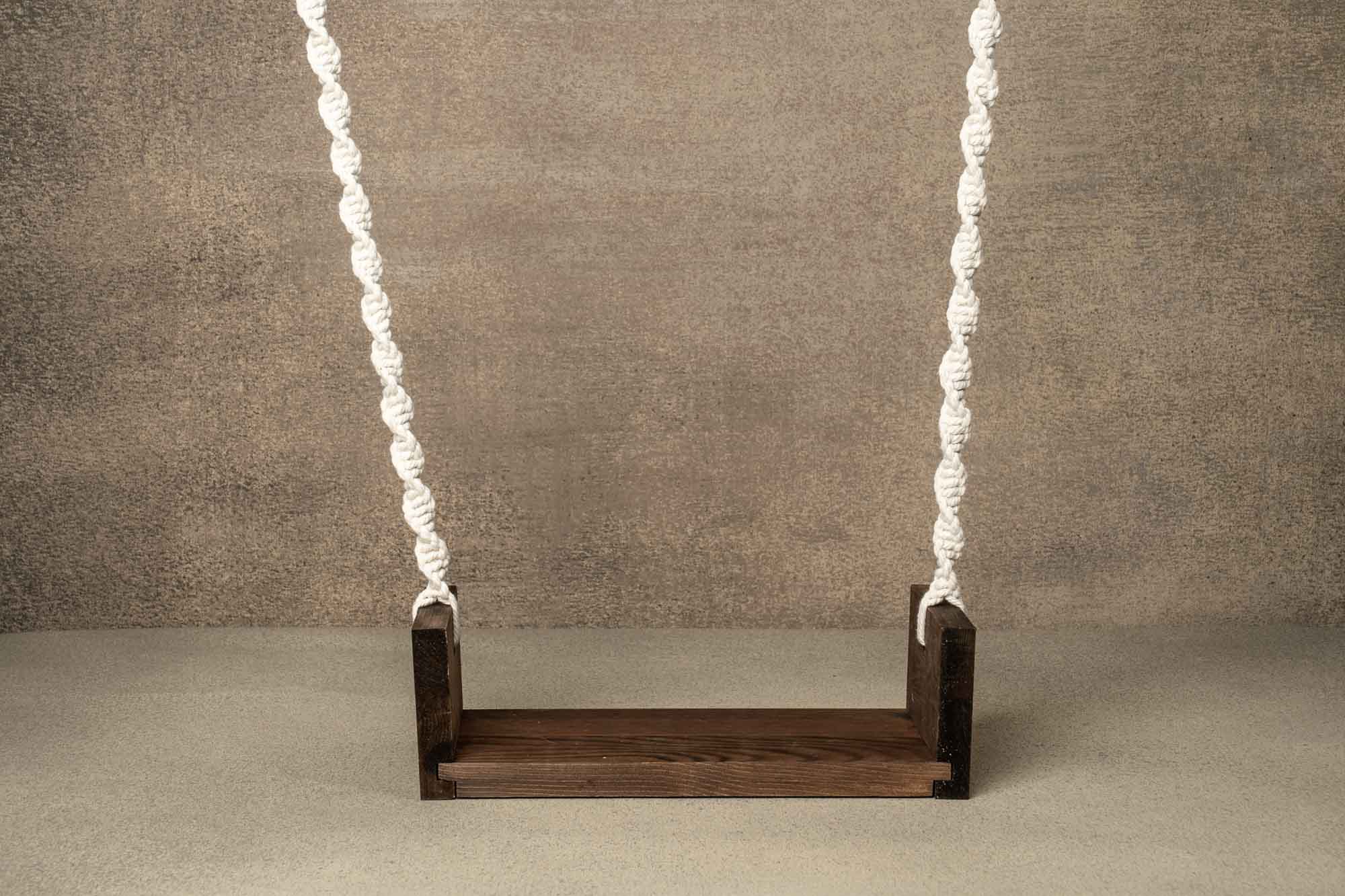 RTS Kate Spiral Cord Wooden Swing Newborn Photography Props (US ONLY)