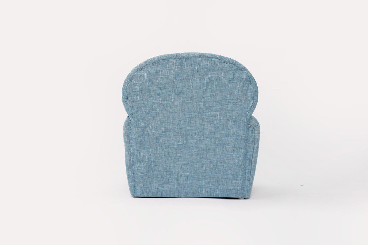 RTS Kate Blue Fabric Mini Sofa with Rivet Newborn Props for Photography US ONLY