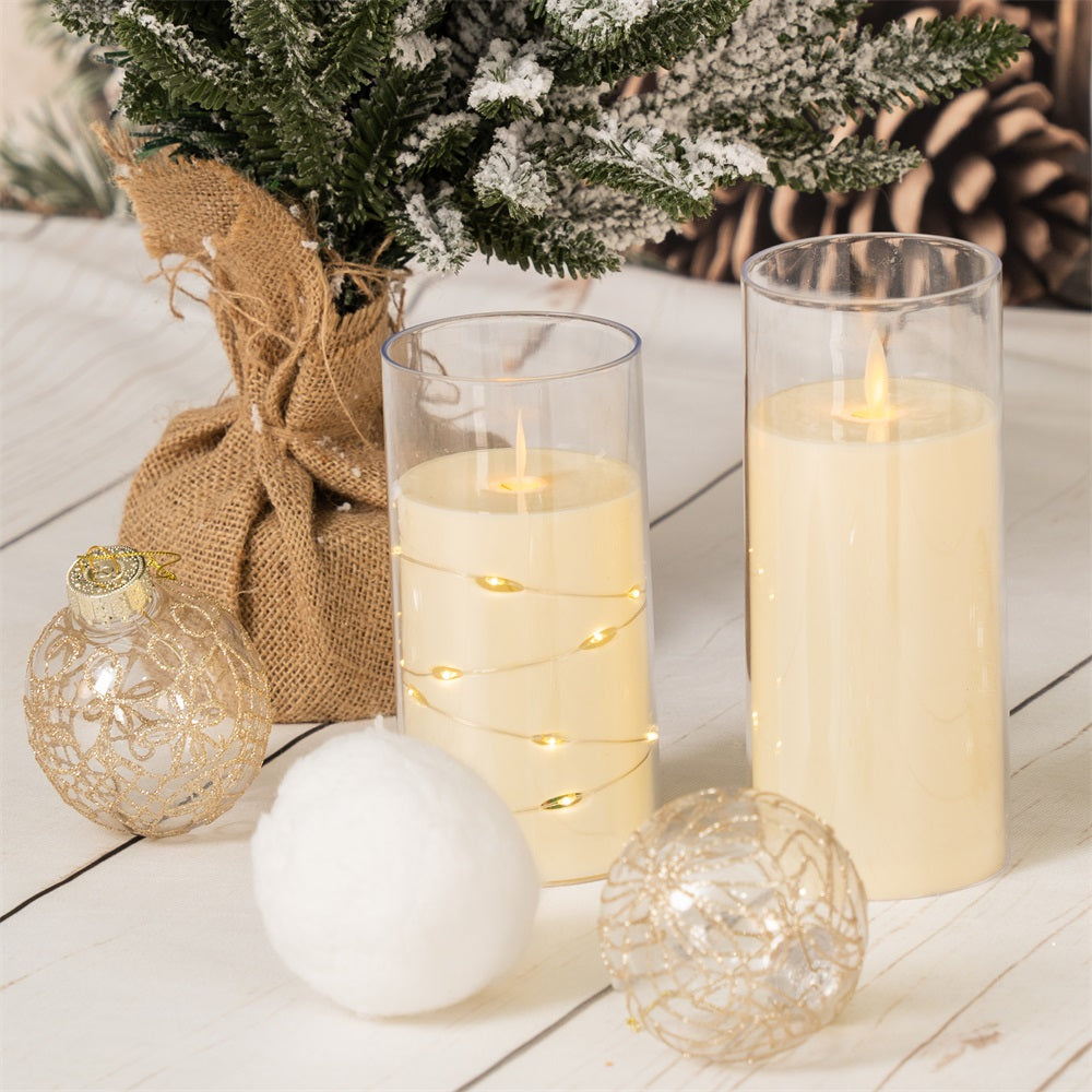 Kate Christmas Arch Garland Candles Photo Kit Photography Backdrops&Props Themed Bundle(US ONLY)