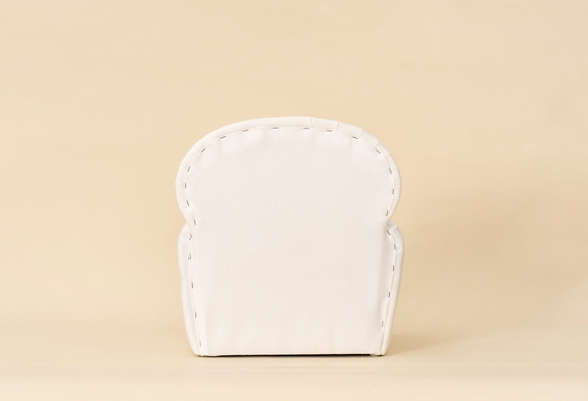 RTS Kate White Mini Fabric Sofa with Rivet Newborn Props for Photography US ONLY