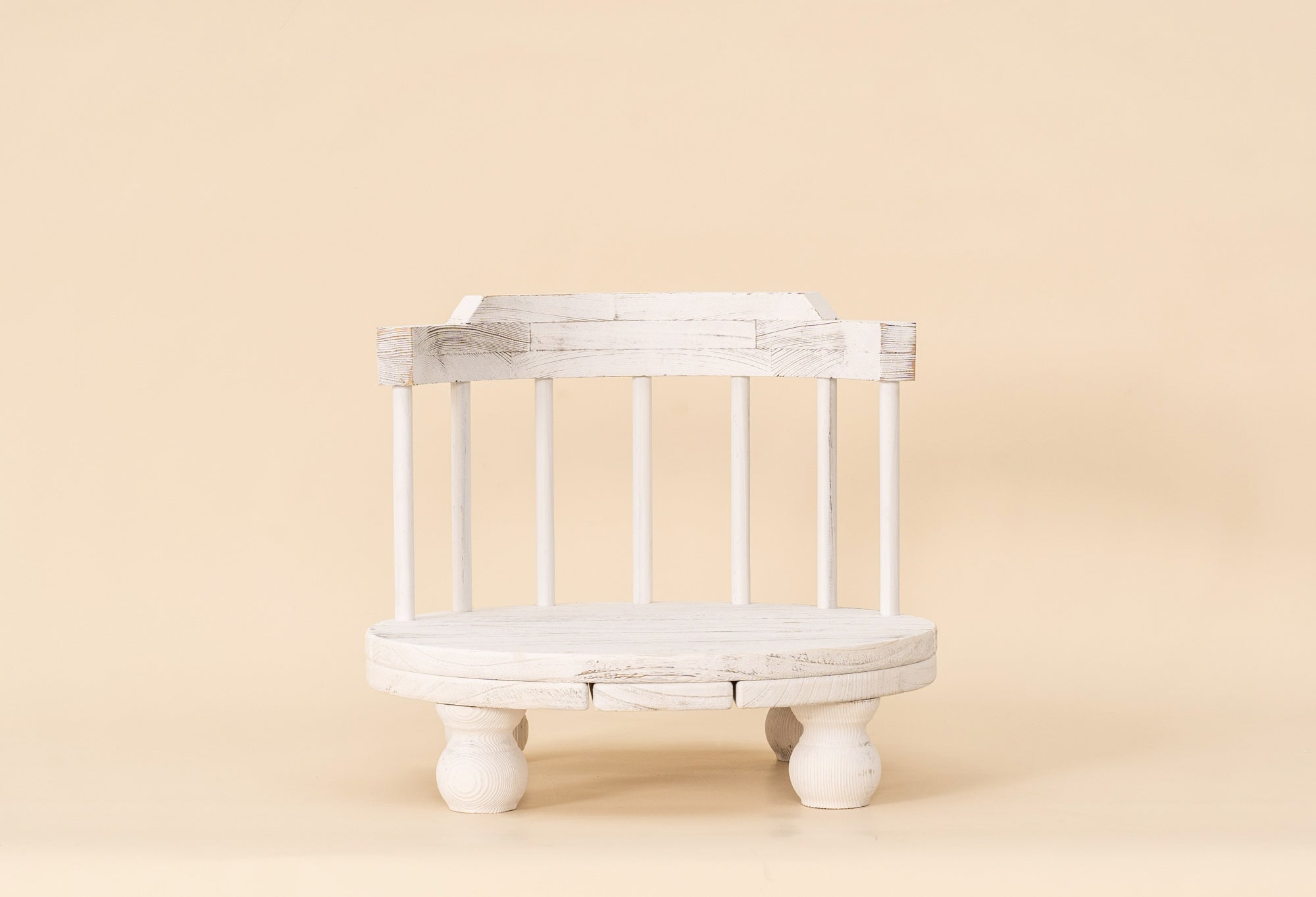 Kate Vintage White Wooden Chair Photography Props for Newborn