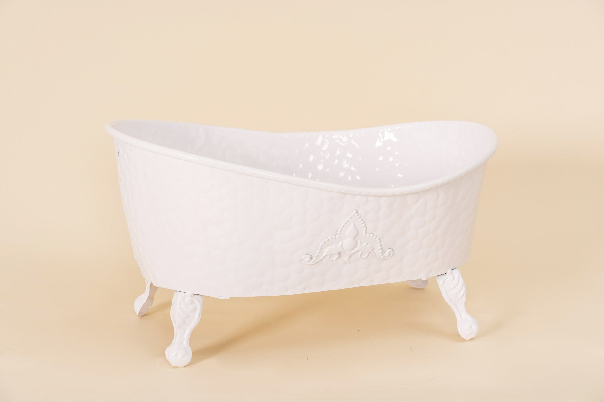 Accesorios para fotografía de recién nacidos con bañera metálica