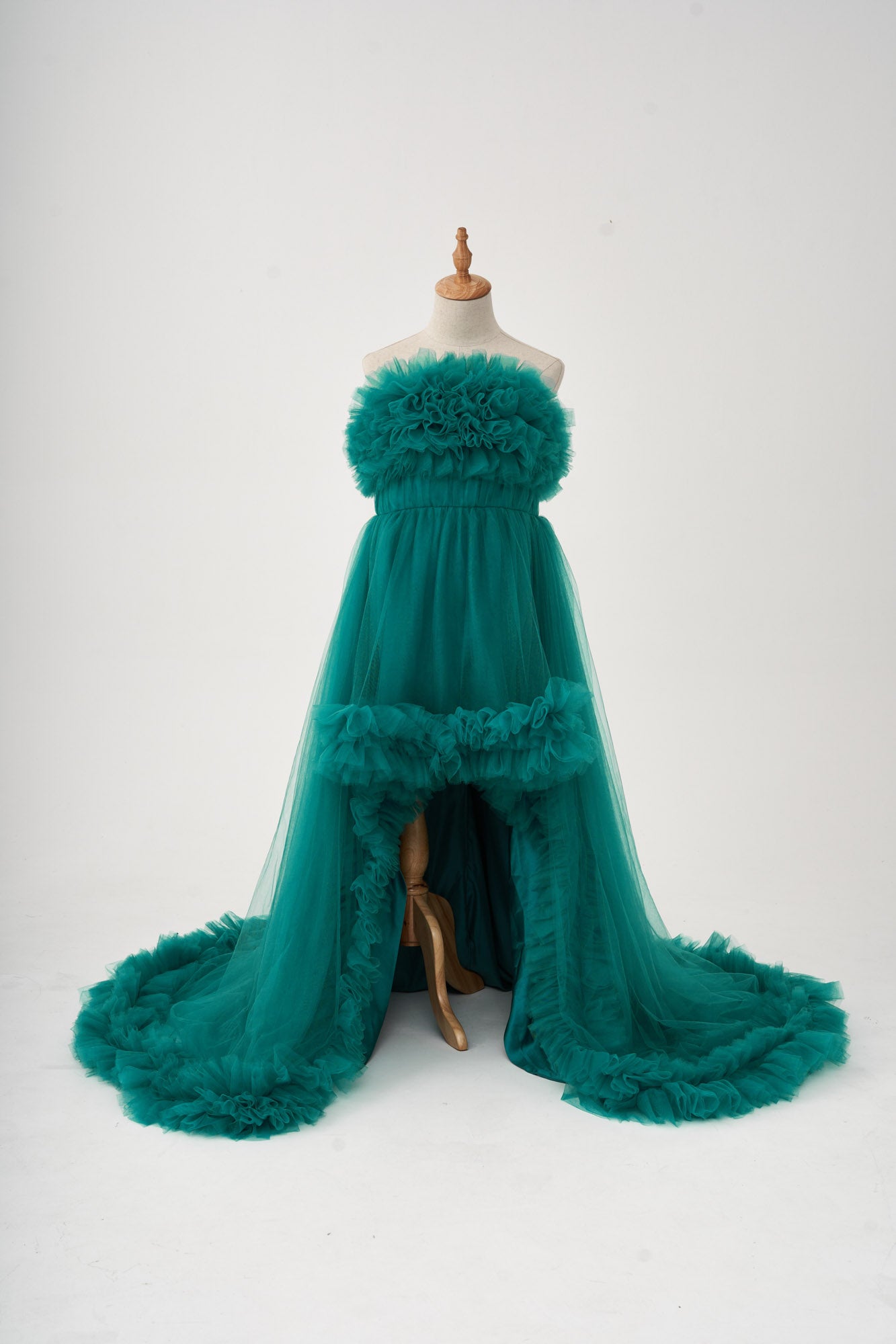 Kate Green Spring Tulle Custom Maternity Photoshoot Gowns, XXXL / 11#-Black Kate Green Spring Tulle Custom Maternity Photoshoot Gowns, XXXL / 11#-Black