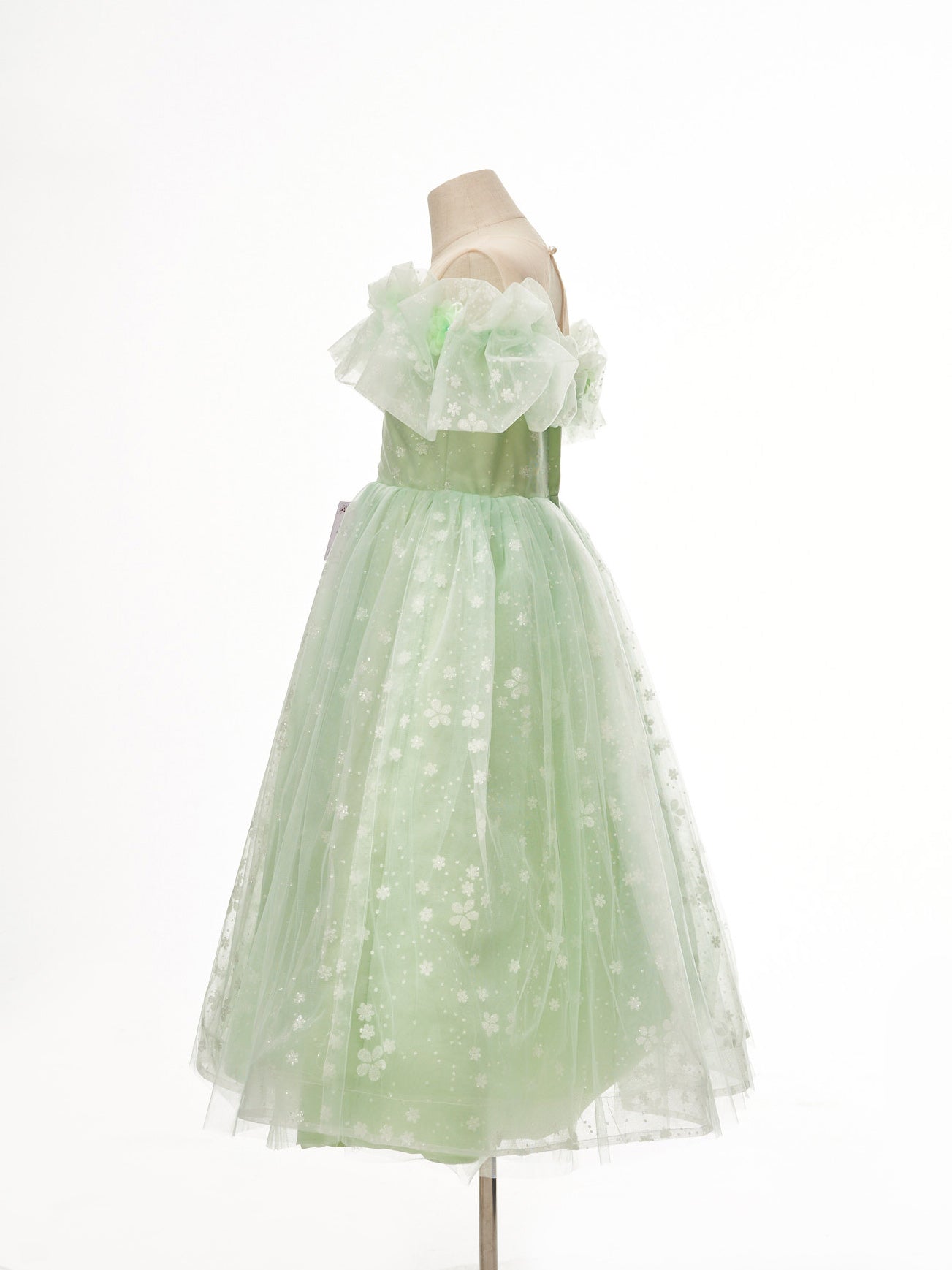 Kate Light Green Tulle Princess Kids Dress for Photography