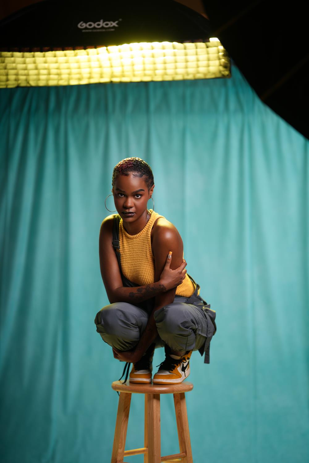 Sfondo Verde Chiaro Astratto Testurizzato per Fotografia