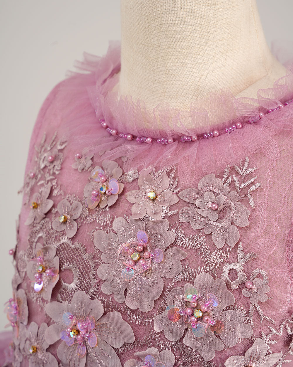 Kate Gradient Pink and Purple Tiered Kids Dress for Photography