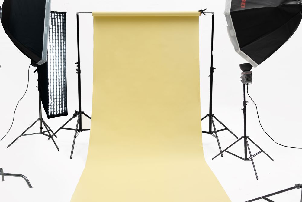 SALE RTS Kate Cream Yellow Seamless Paper Backdrop for Photography (US Only)