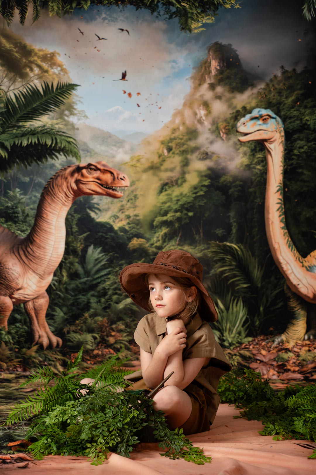 Kate Jungle Dinosaur Explorer Photo Kit Photography Backdrops&Props Themed Bundle