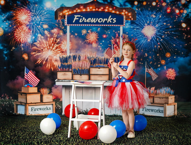 Kate Independence Day Fireworks Stand Photo kit