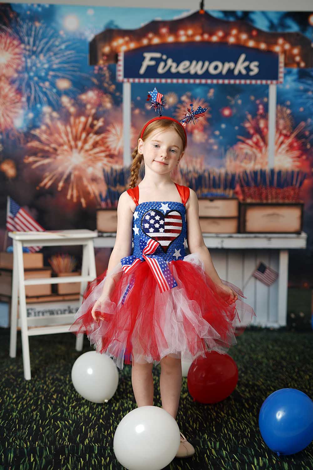 Vestido de niños escalonado en tonos rosados y morados para fotografía