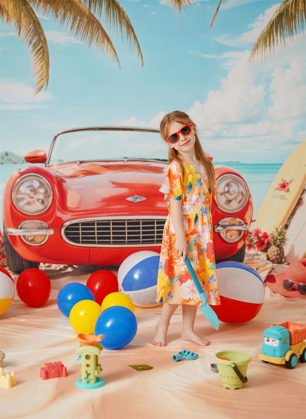 Valentine's Pink Candy House Foto Achtergrond Designed by Mini MakeBelieve