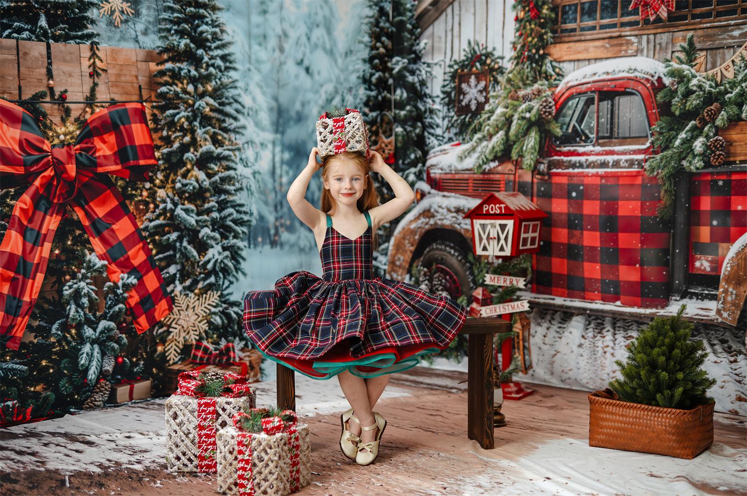 Valentine's Pink Candy House Foto Achtergrond Designed by Mini MakeBelieve