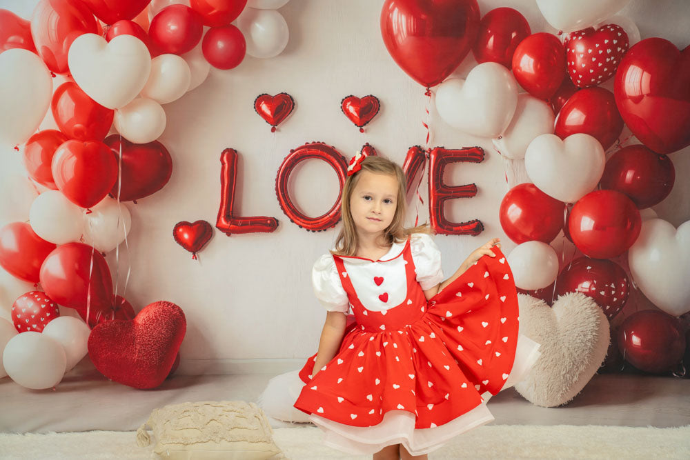 Kate Spring/Summer Heart Collar Kids Dress for Photography