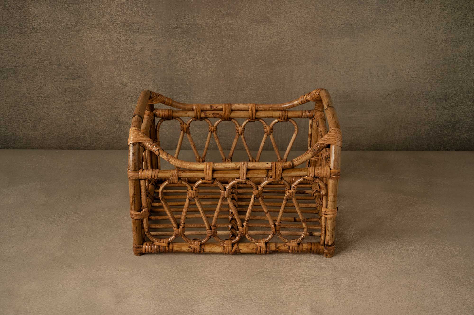 RTS Kate Bamboo Square Woven Basket Newborn Bed Props US ONLY