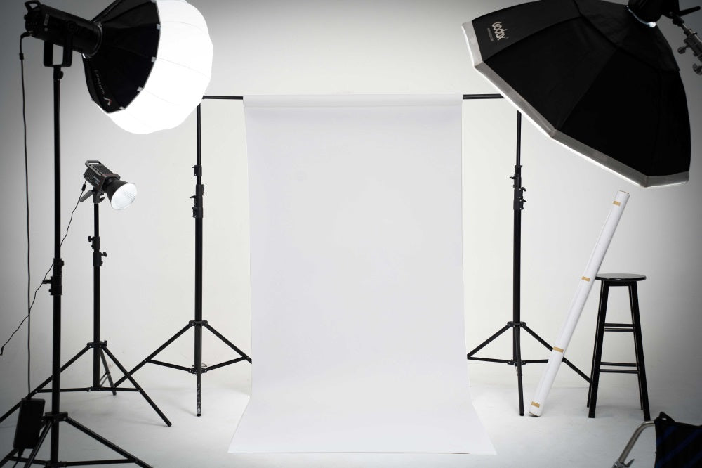 RTS Kate White Seamless Paper Backdrop for Photography (US ONLY)