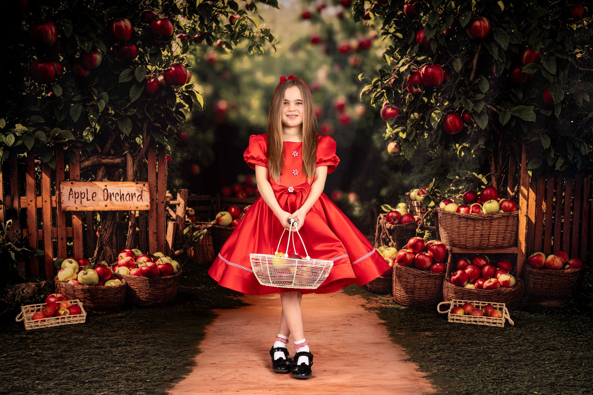 Vestido de niños escalonado en tonos rosados y morados para fotografía