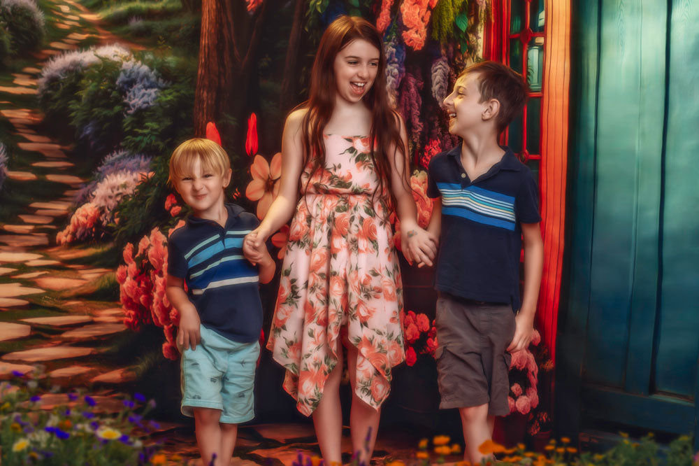 Kate Spring Flowers Forest Path Room Set