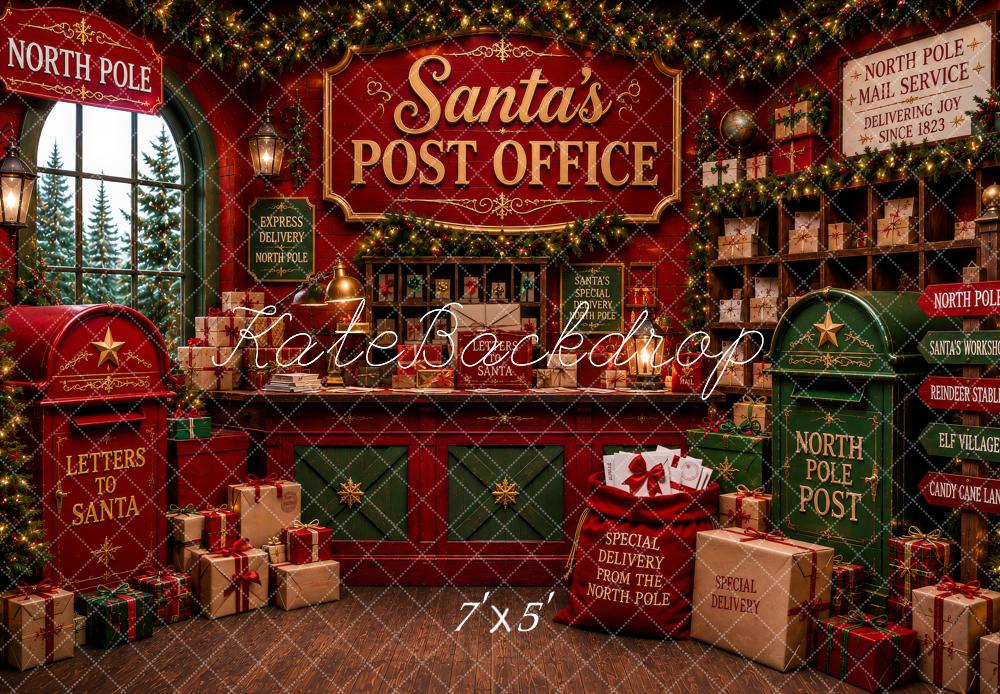 Kate Christmas Combination Printed Backdrops for Photography( 4 Backdrops in Total)