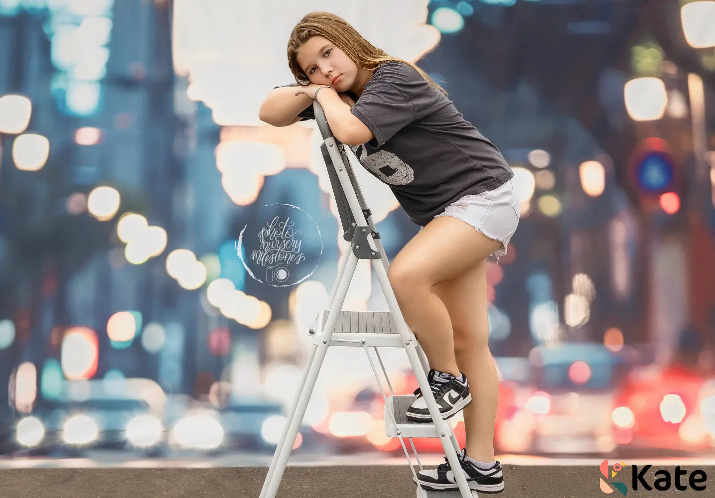 City Lights Bokeh Backdrop Designed by Mini MakeBelieve