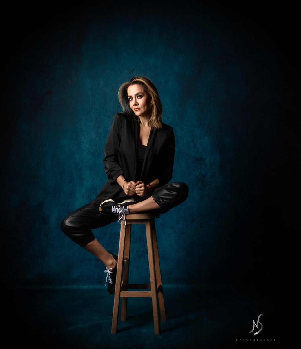 Kate Abstract Backdrop Blue Fine Art for Photography - Kate Backdrop