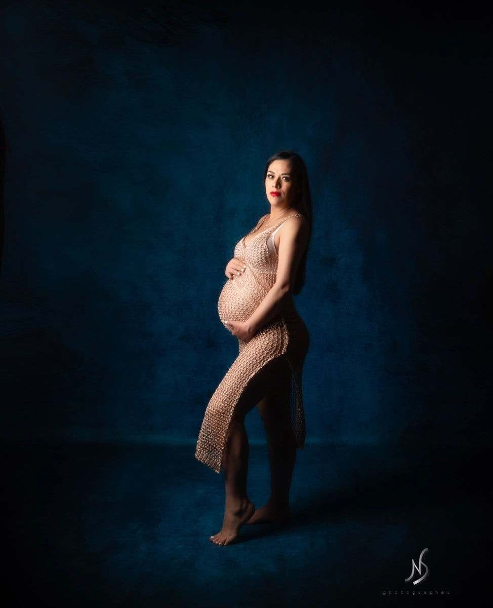 Kate Abstract Backdrop Blue Fine Art for Photography - Kate Backdrop