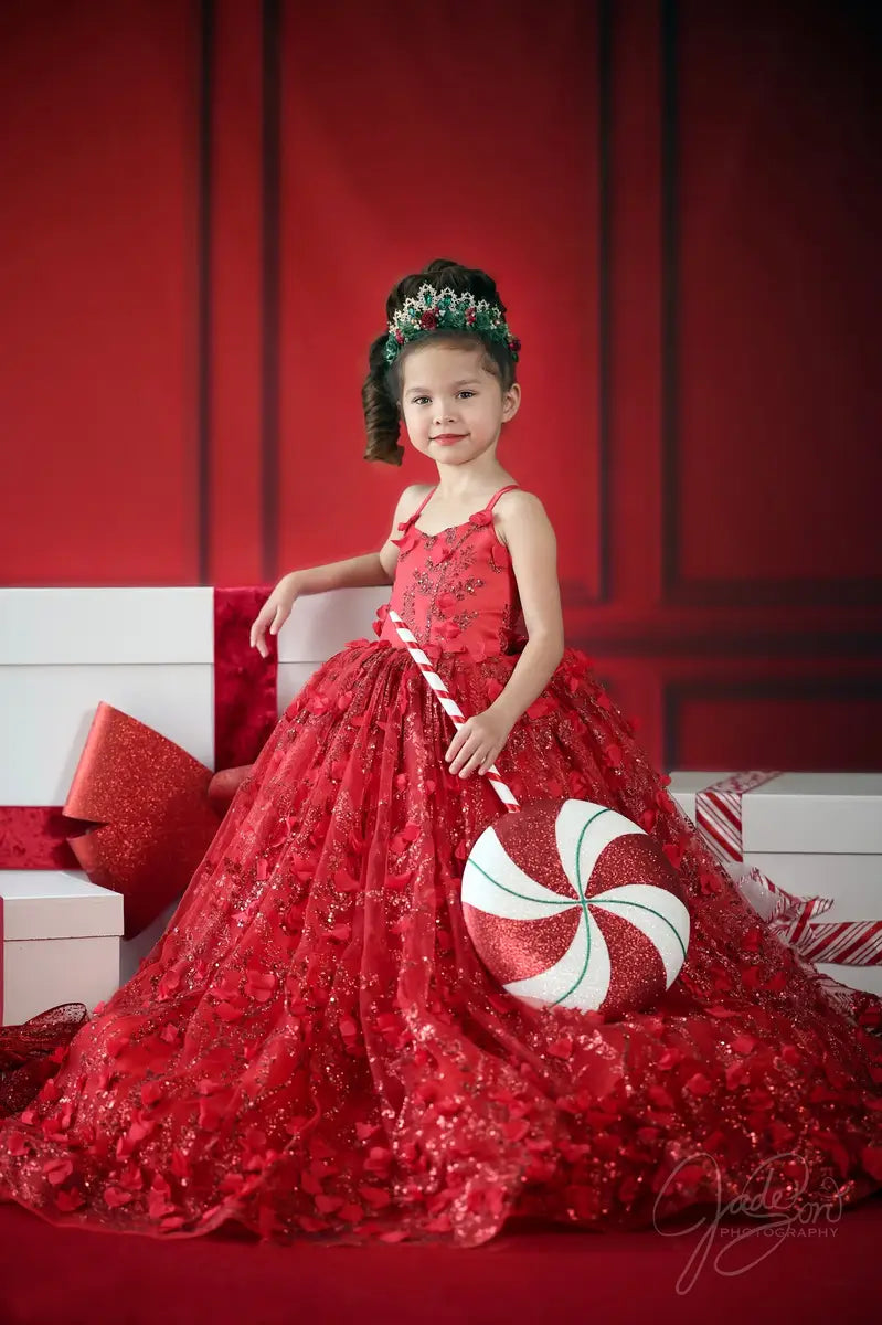 Kate Red Vintage Wall Backdrop for Photography - Kate Backdrop