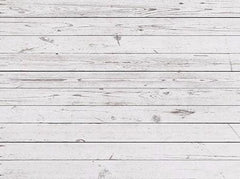 Kate Retro White Distressed Wood Rubber Floor Mat for Photo Stock - Kate backdrops