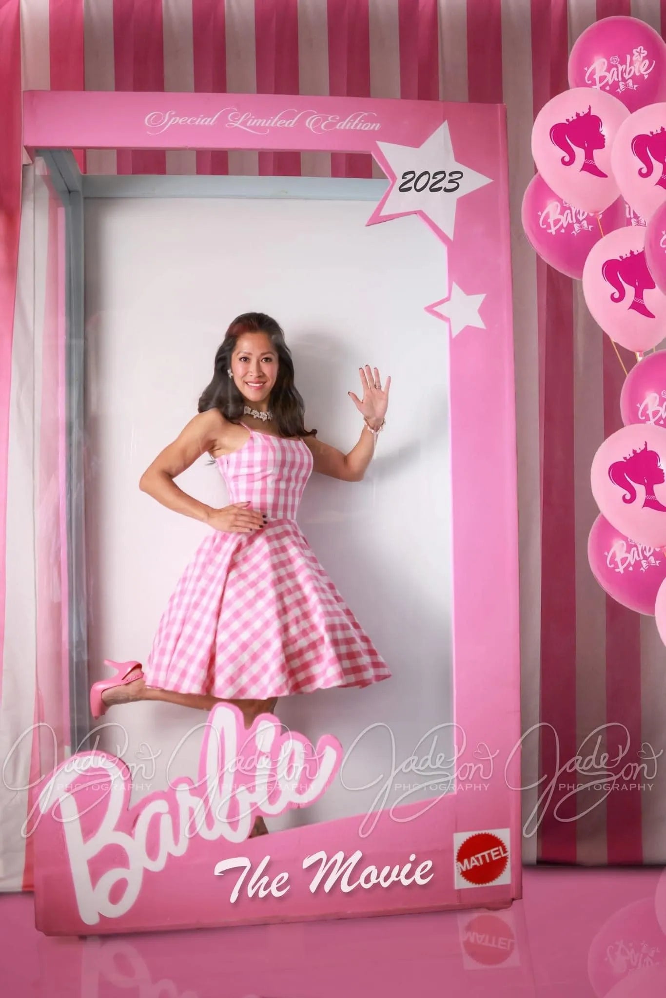 Kate Pink and White Stripe Photography Backdrop - Kate Backdrop