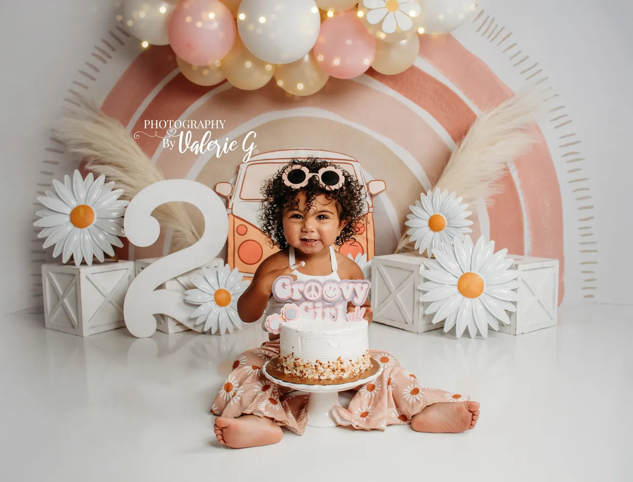 Kate Boho Rainbow Backdrop Designed by Mandy Ringe Photography - Kate Backdrop