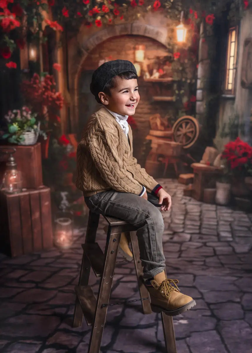 Valentijnsdag Rose Street-kamerset (8ftx8ft & 10ftx8ft & 8ftx10ft)