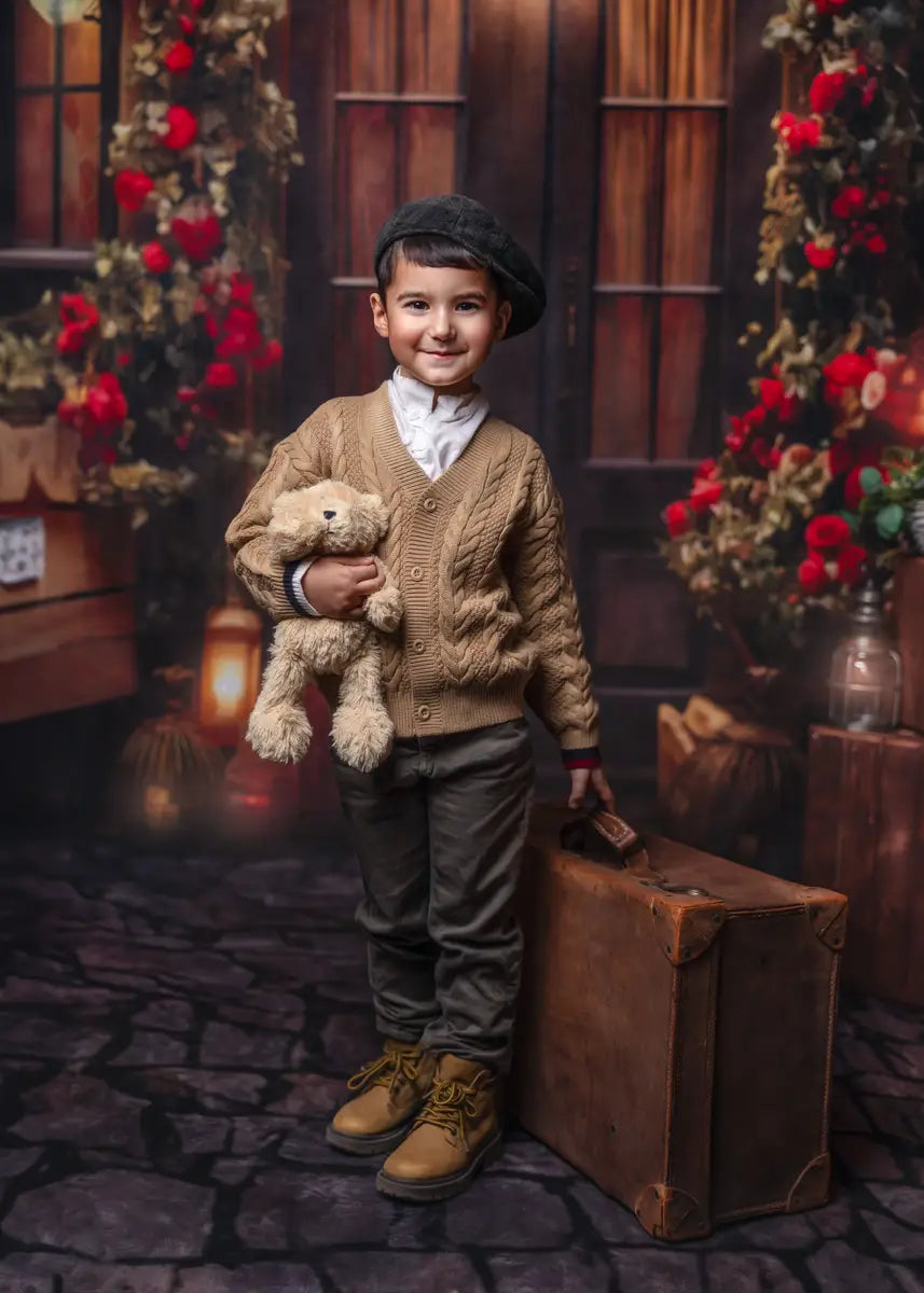 Valentijnsdag Rose Street-kamerset (8ftx8ft & 10ftx8ft & 8ftx10ft)