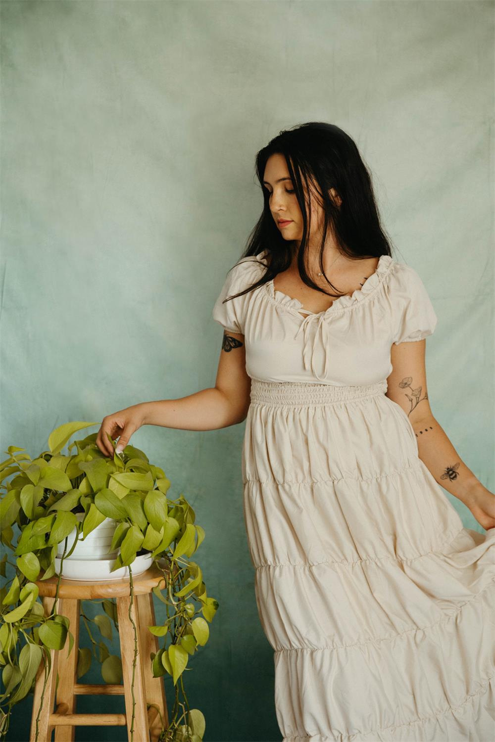 Kate Cold Dark Olive Green Texture Abstract Background Photos Backdrop