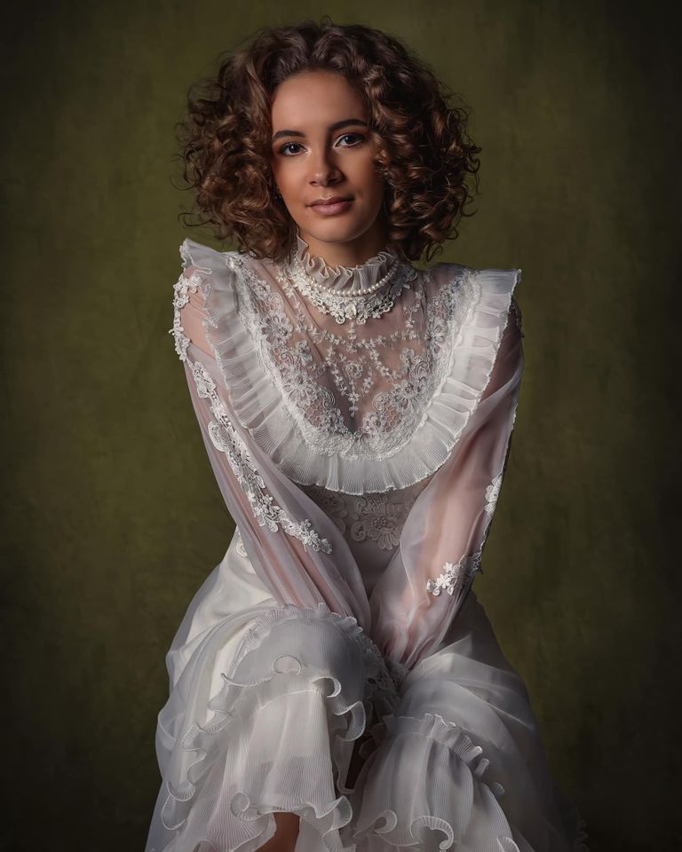 Kate Cold Dark Olive Green Texture Abstract Background Photos Backdrop - Katebackdrop