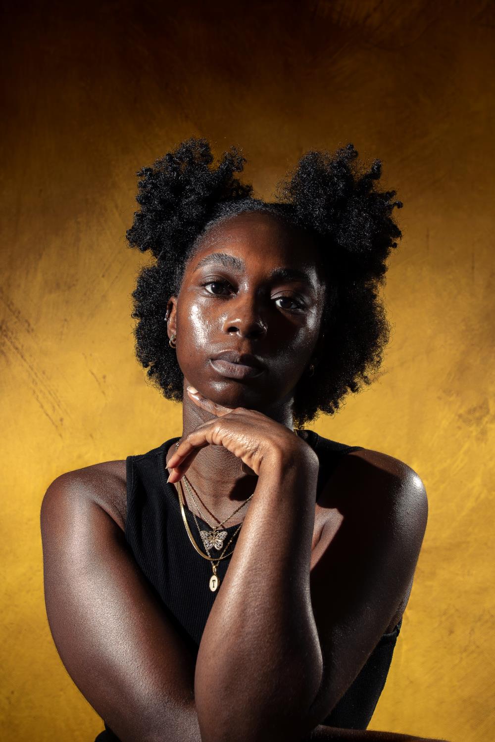 Kate Abstract Dark Golden Backdrop for Photography - Kate Backdrop