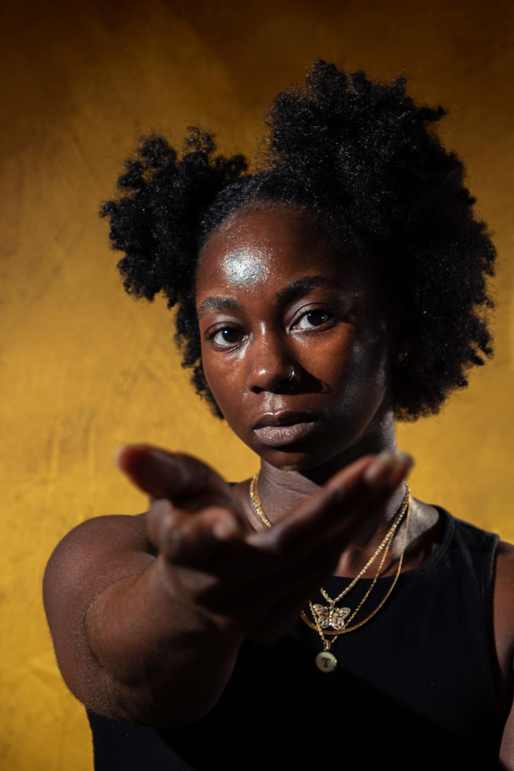 Kate Abstract Dark Golden Backdrop for Photography - Kate Backdrop