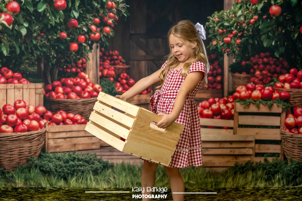 Juego de habitación del granero de manzanas de otoño