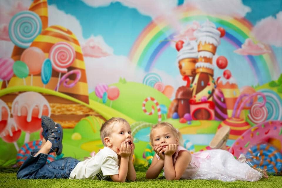 RTS Kate Candy Animation World Backdrop for Children Photography