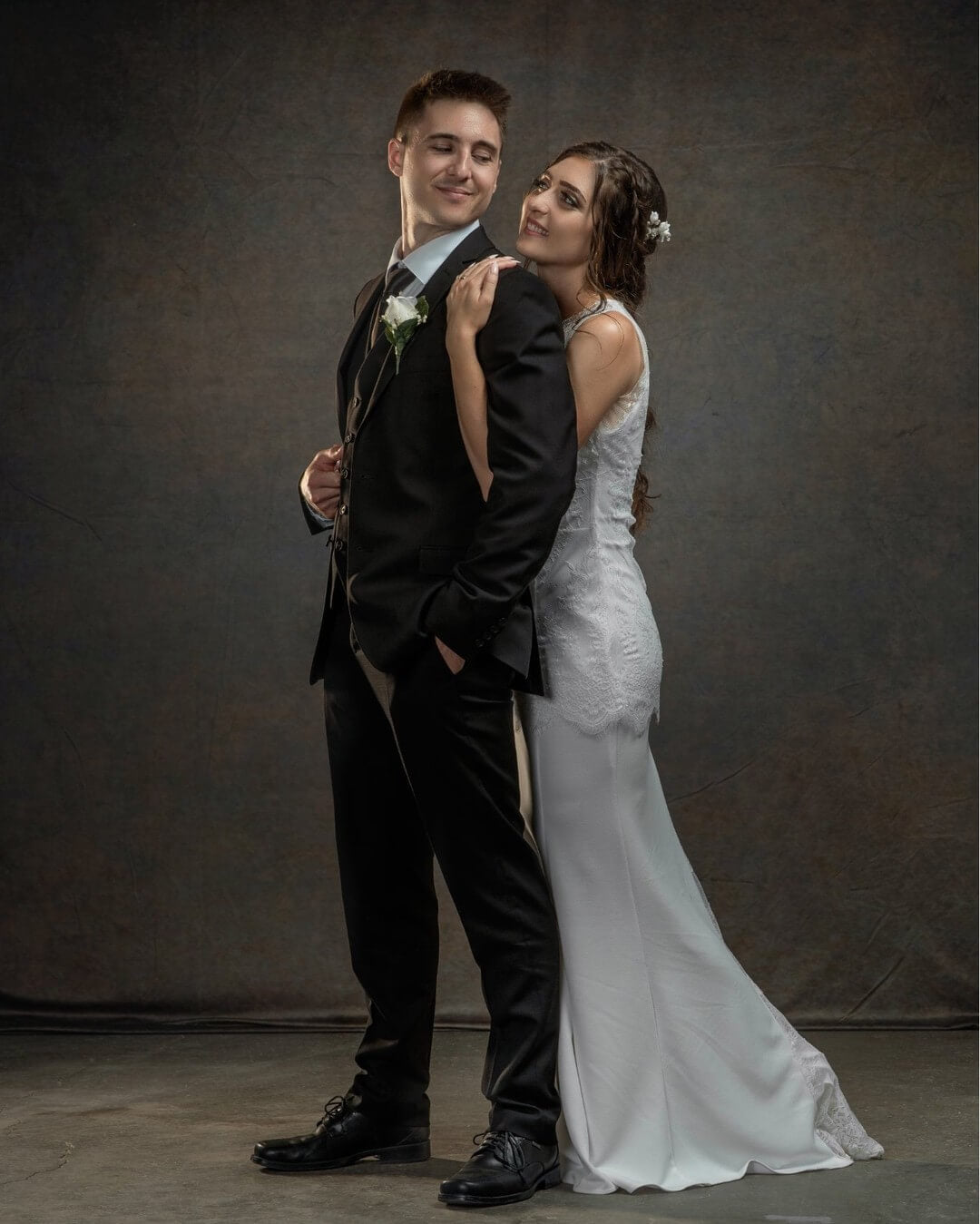 Kate Dark Brown mixed Green Abstract Texture Backdrop for Photography - Kate Backdrop