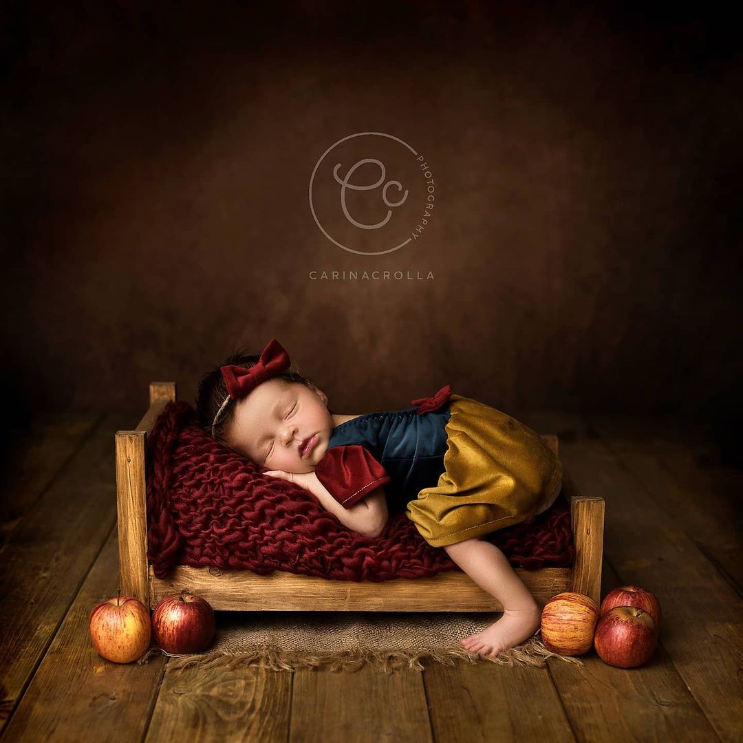 Kate Old Master Abstract Texture Light Brown Fleece Printed Backdrop for Photography