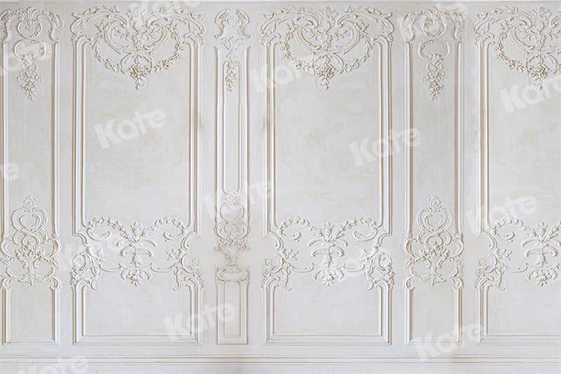 Kate White Vintage Wall Fabric Backdrops Christine10