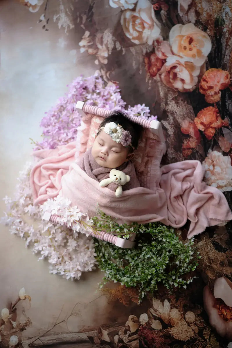 Kate Valentine's Day Romantic Flowers Backdrop for Photography