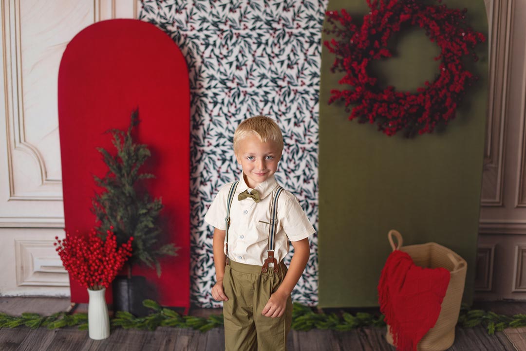 RTS Kate Cozy Boho Christmas Photo Kit Photography Backdrops&Props Themed Bundle