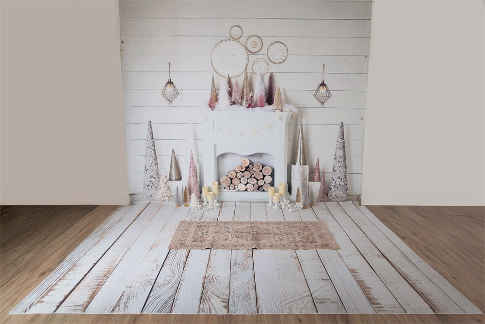 Kate Pink and Gold Boho Christmas Photo Kit Photography Backdrops&Props Themed Bundle