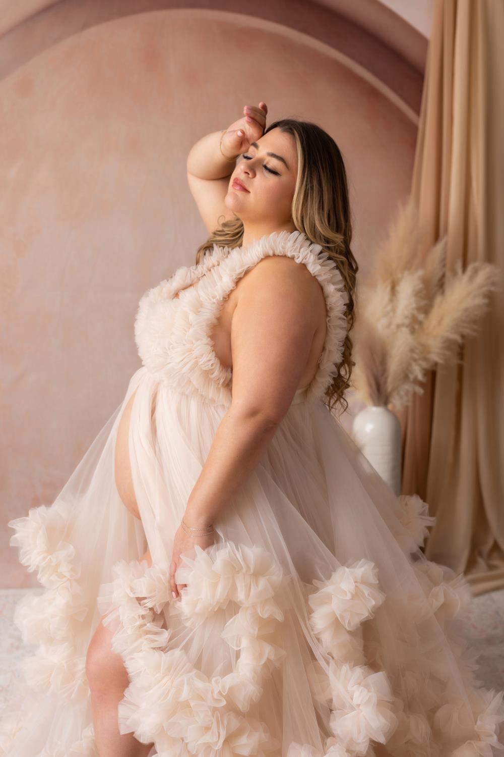 Kate Boho Art Arch Wall Backdrop Designed by Kate Image(note:with a little reddish brown)