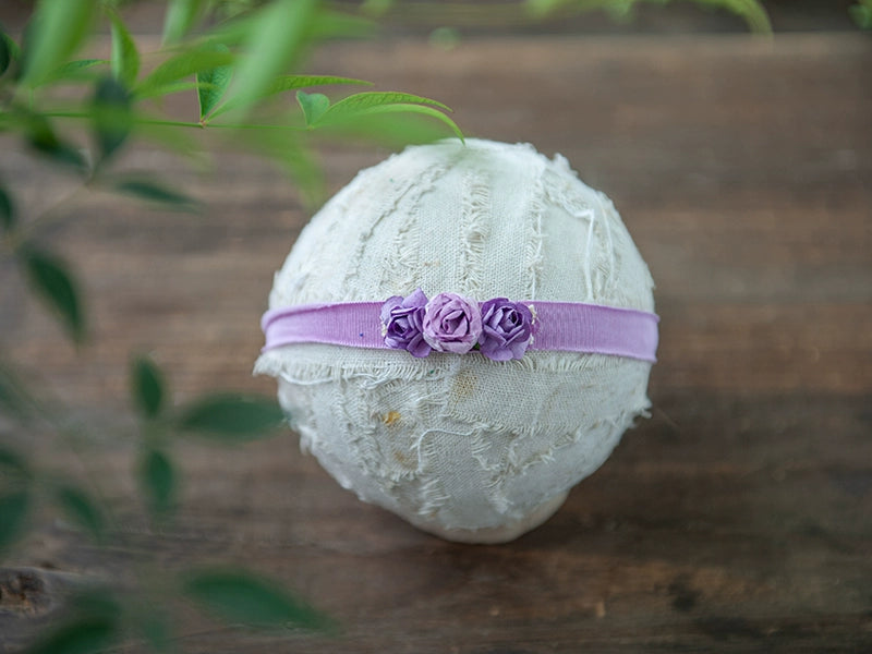 Bloemenstretch-tieback-hoofdband voor Newborn fotografie set