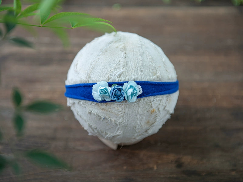 Bloemenstretch-tieback-hoofdband voor Newborn fotografie set