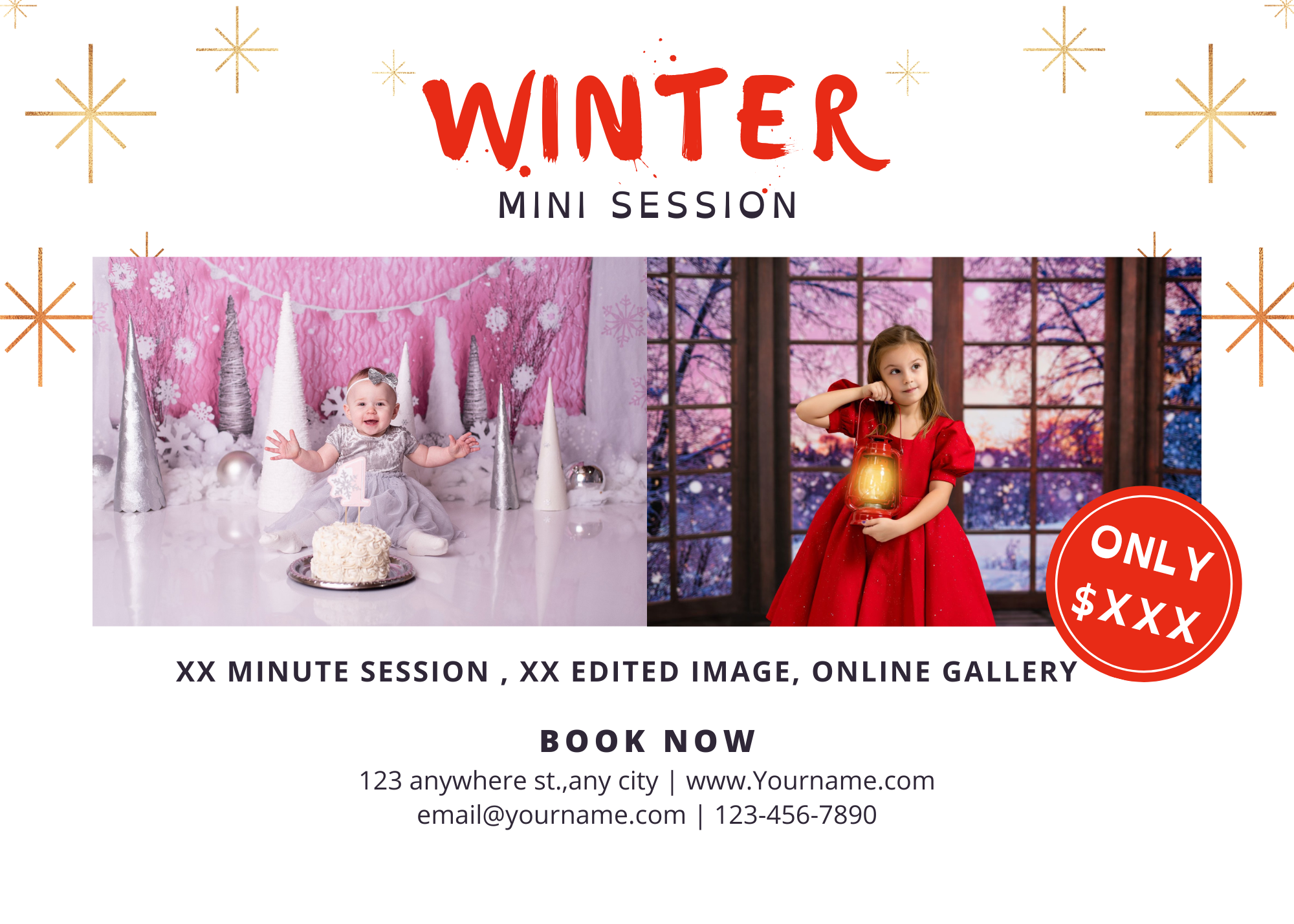 Kate Free Winter Mini Session Template For Photographers