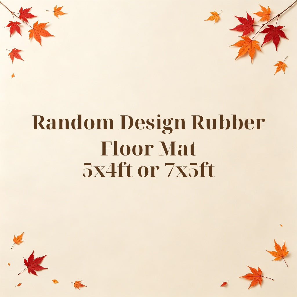 Orders Over $359 Get A Free Random Design Rubber Floor Mat 5x4ft or 7x5ft