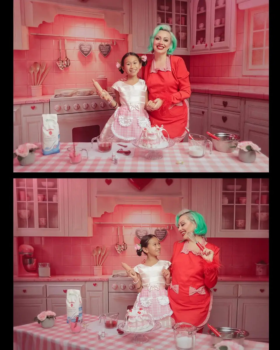 Kate Valentine Fashion Doll Pink Kitchen Room Set