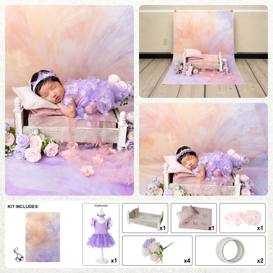 Kate Newborn Dreamy Flowers Photo Kit Photography Backdrops&Props Themed Bundle(US ONLY)